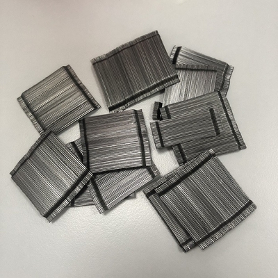 Długość 60 mm klejonego haczykowatego włókna stalowego 80/60 do zbrojenia betonu