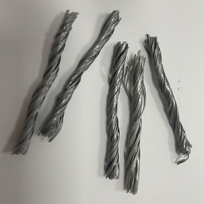 Szary materiał polimerowy Twist Bunchy PP Fibre do podłóg przemysłowych