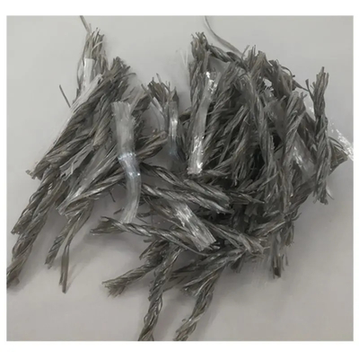 Hybrydowy typ PP Fibre Mesh &amp; Twisted Bunchy do zbrojenia betonu cementowego