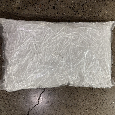 PP Makro Włókno syntetyczne Twist 51mm Biały kolor dla podłogi przemysłowej Pisos