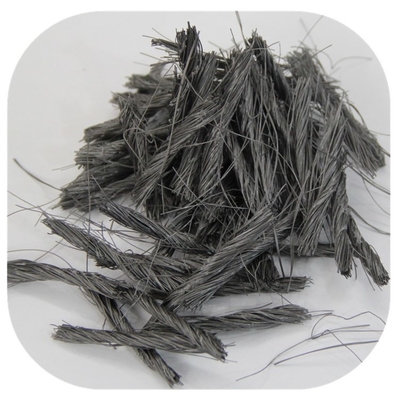 Białe włókna 51/54mm PP Makro Fiber Twist Bunchy włókna do zbrojenia betonu
