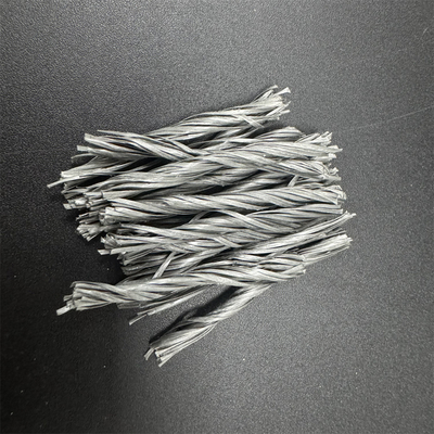 Biture Grey PP Fibre Twisted Bunchy Forma do zbrojenia odpornego na pękanie i betonu