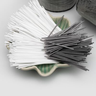 Włókno betonowe polipropylenowe z wzorem przeciwpęknięcia do płyt, chodników i betonu sztucznego zmniejszające krwawienie i segregację
